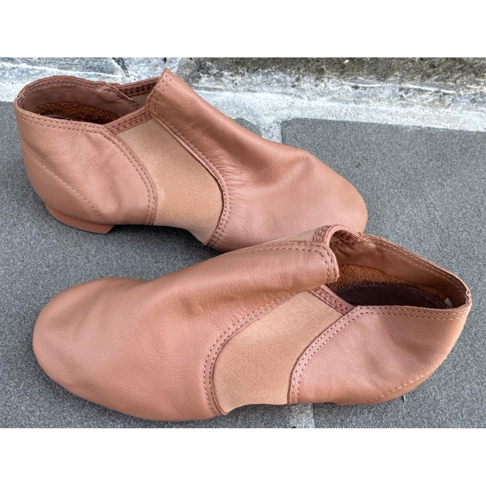 Capezio Jazz Shoes Slip On Beige 5M Dance Wear